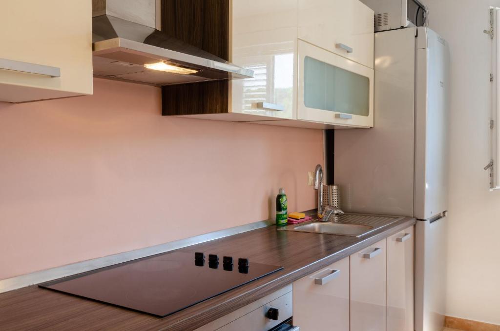 Kuchyňa alebo kuchynka v ubytovaní Namoru apartaments