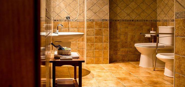 Ванная комната в Hotel Rural El Jardin