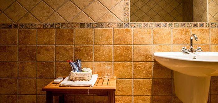 Ванная комната в Hotel Rural El Jardin