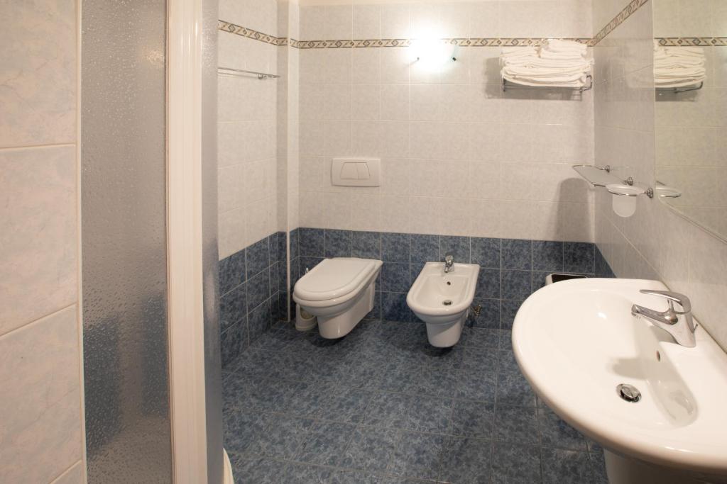 Koupelna v ubytování Residence Meridiana
