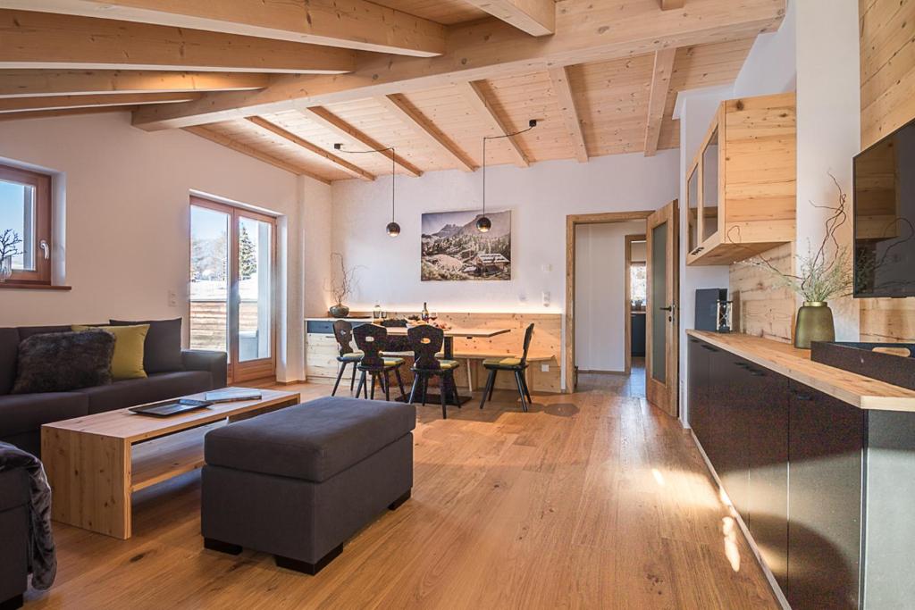 Kuchyň nebo kuchyňský kout v ubytování Bellavista Apartment