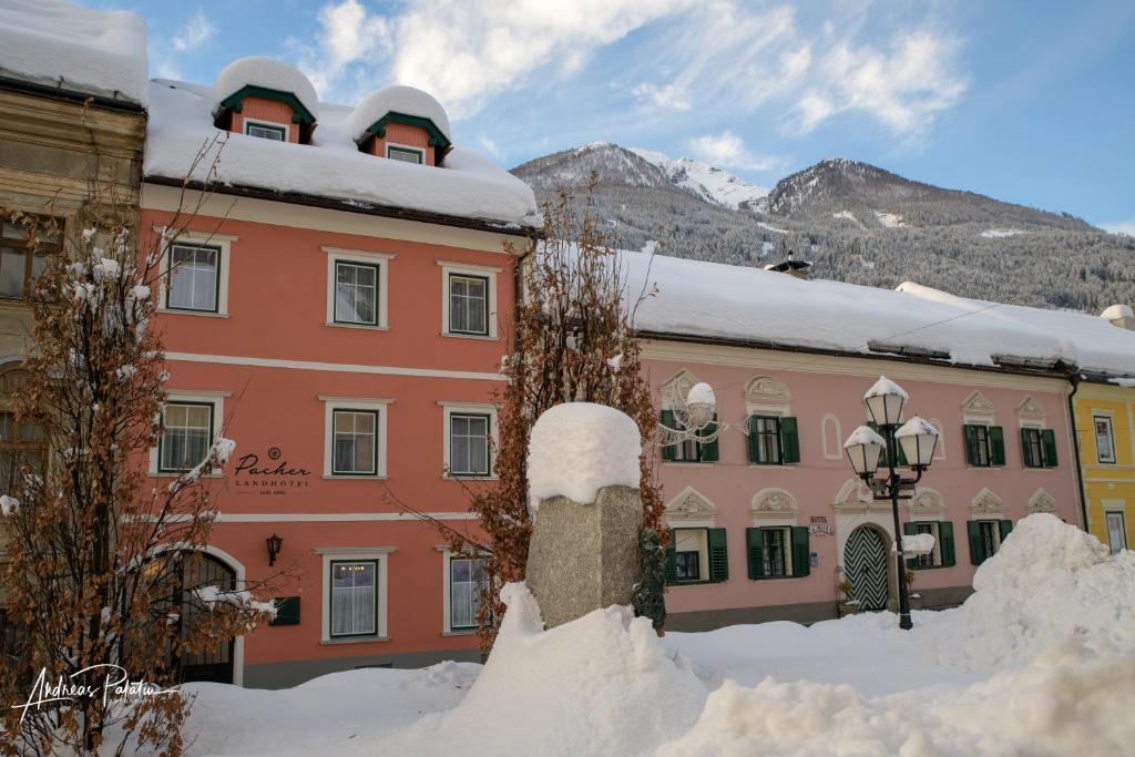 Landhotel Pacher v zimě