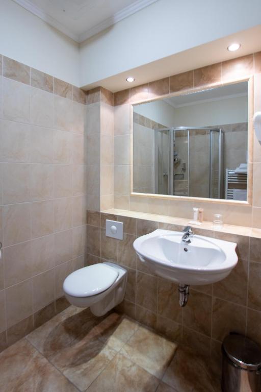 Koupelna v ubytování Hotel Giovanni Giacomo