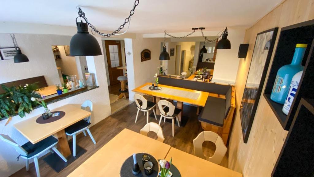 Kuchyň nebo kuchyňský kout v ubytování Bed & Breakfast Jungholz - Pension Katharina
