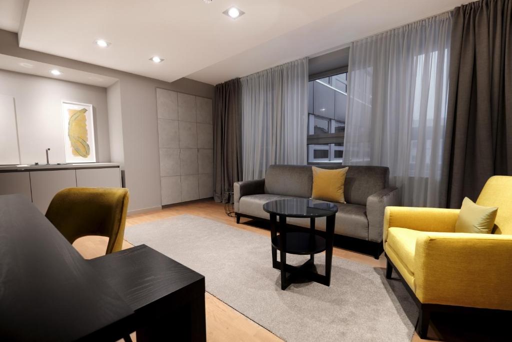 Posezení v ubytování SAXX Hotel "Am Theater Karree"