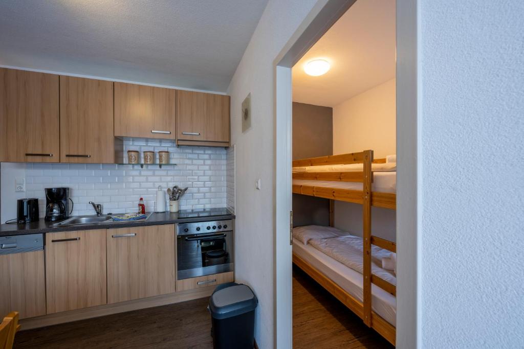 Kuchyňa alebo kuchynka v ubytovaní Alex Kaprun Apartment
