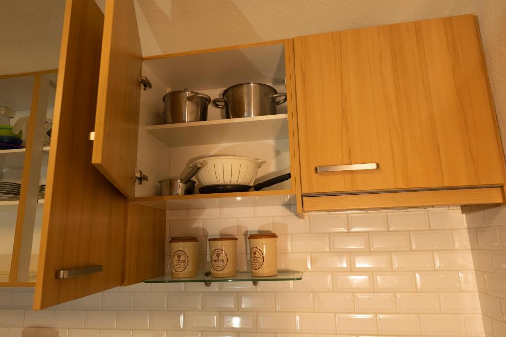 Kuchyňa alebo kuchynka v ubytovaní Alex Kaprun Apartment