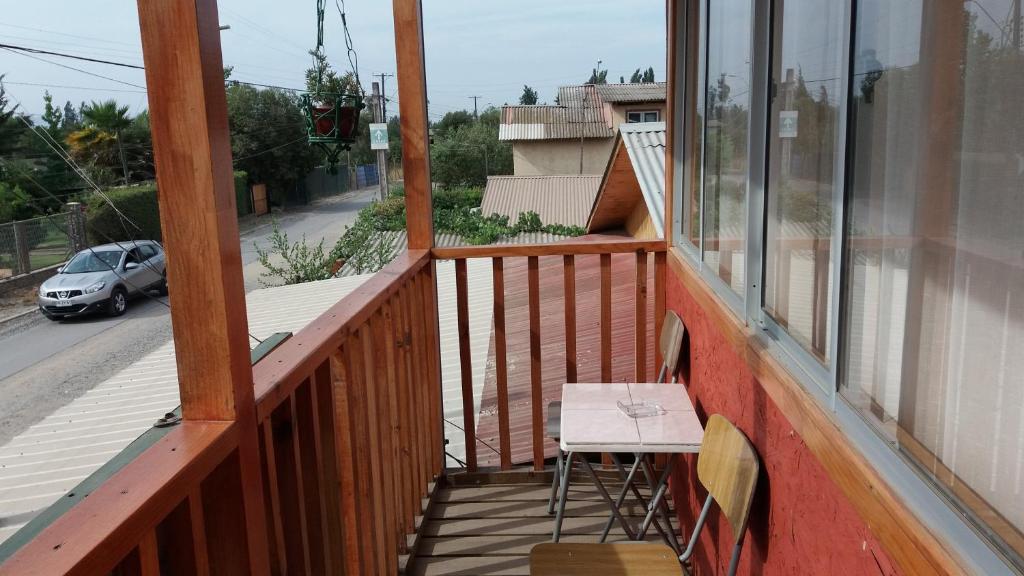 Balkón nebo terasa v ubytování Alojamiento Valle Verde