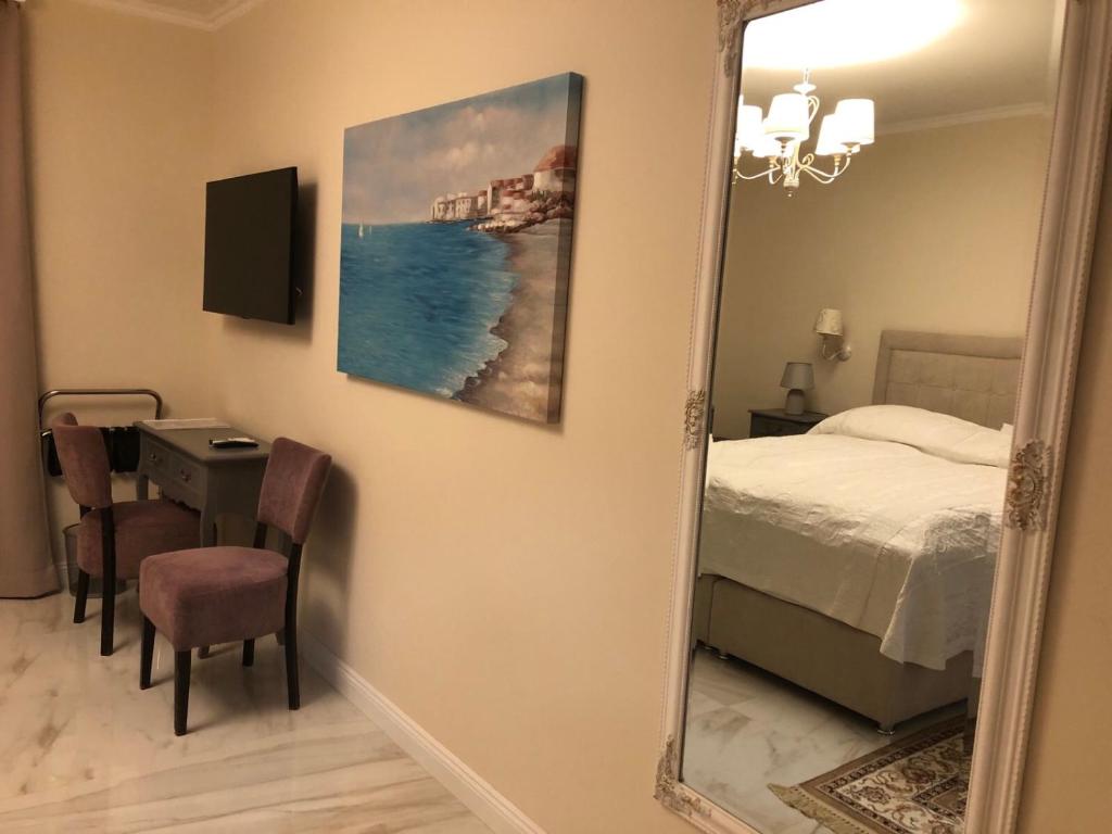Posteľ alebo postele v izbe v ubytovaní Diklo beach rooms-Adults Only