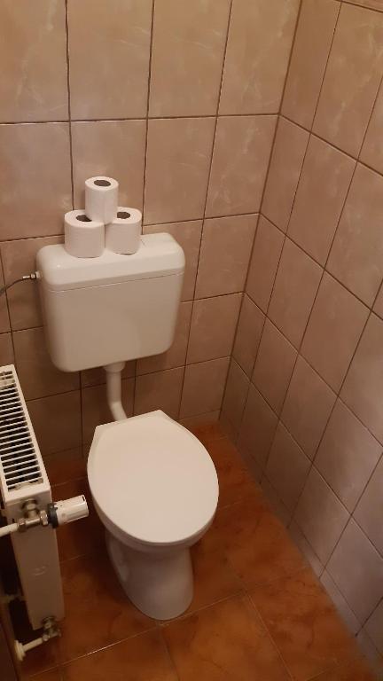 Kúpeľňa v ubytovaní Bajusz Vendégház