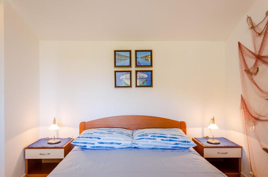 Posteľ alebo postele v izbe v ubytovaní Namoru apartaments