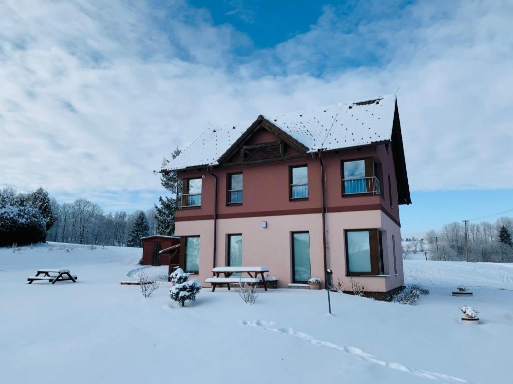 Apartmány Na Rozcestí v zimě