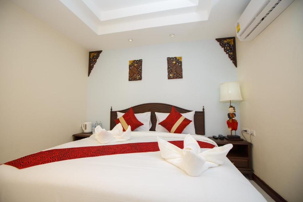 
Cama o camas de una habitación en Chang Siam Inn
