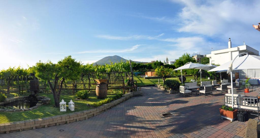Zahrada ubytování B&B Casa di Donna