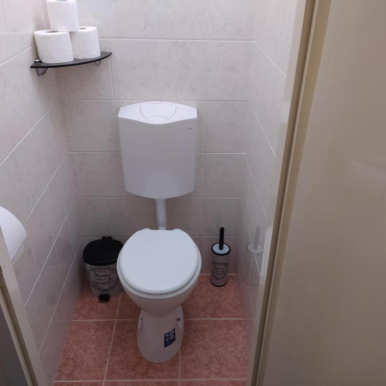 Łazienka w obiekcie Krénusz Vendégház.