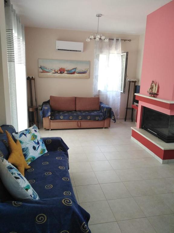Posezení v ubytování Villa Eytychia