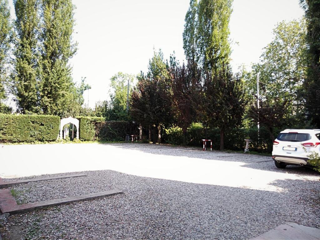 Zahrada ubytování Albergo Moderno