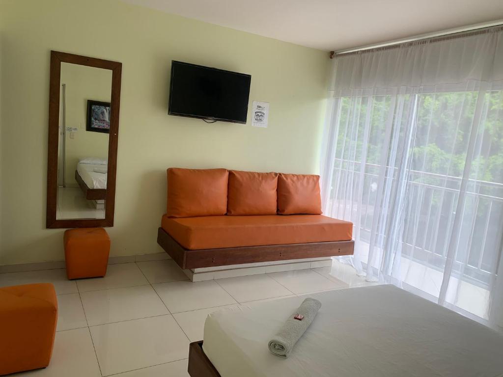 TV a/nebo společenská místnost v ubytování Hotel Bellavista Premium