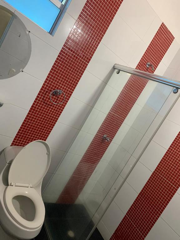 Koupelna v ubytování Hotel Bellavista Premium