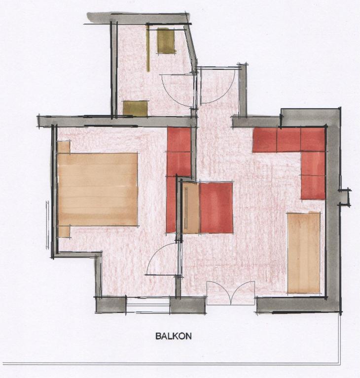 Plán poschodí v ubytovaní Haus Kargruber