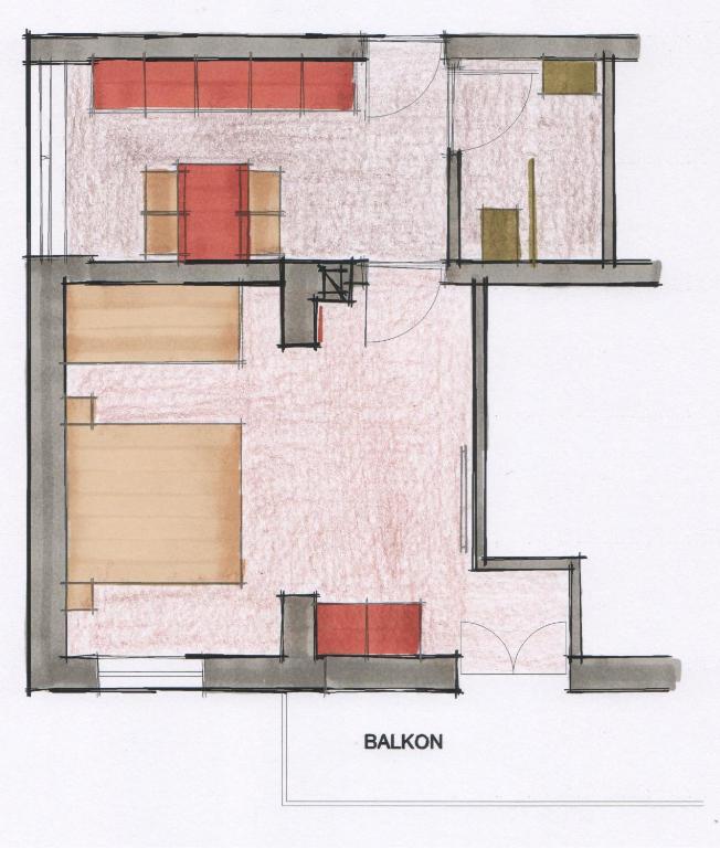 Plán poschodí v ubytovaní Haus Kargruber
