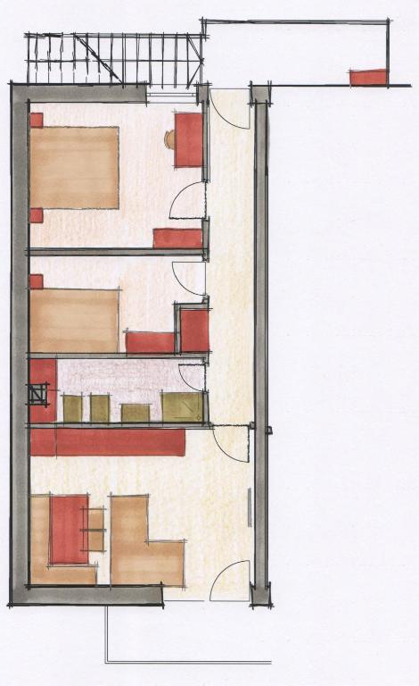 Plán poschodí v ubytovaní Haus Kargruber