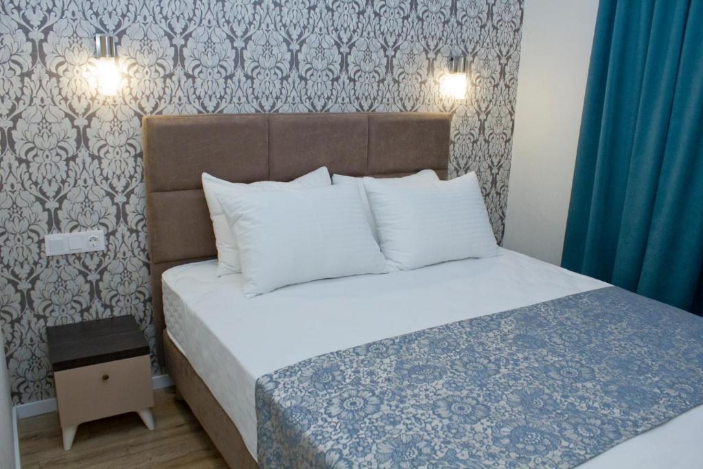 Postel nebo postele na pokoji v ubytování Sameba luxury, Golden View