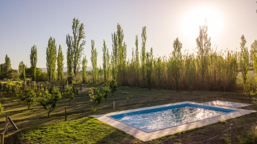 Piscina de la sau aproape de Posada La Victoria