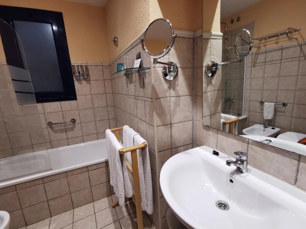 Kúpeľňa v ubytovaní Hotel Sant Joan