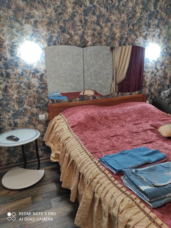 Postelja oz. postelje v sobi nastanitve Apartment on Krasnoflotskaya 34