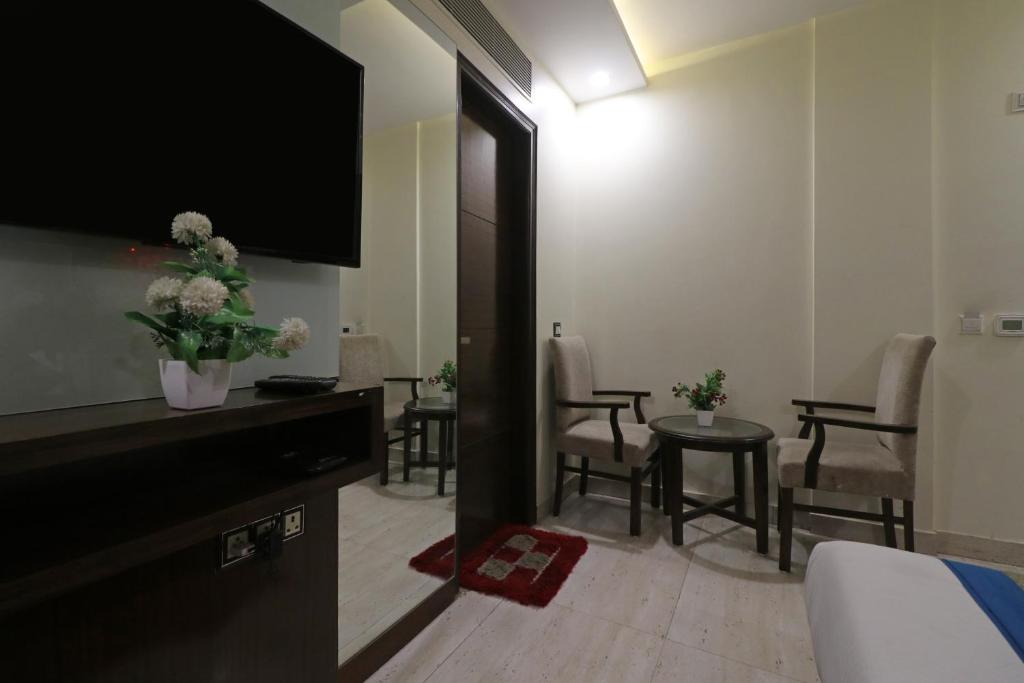 Zona de estar de Hotel Mannat international by Mannat