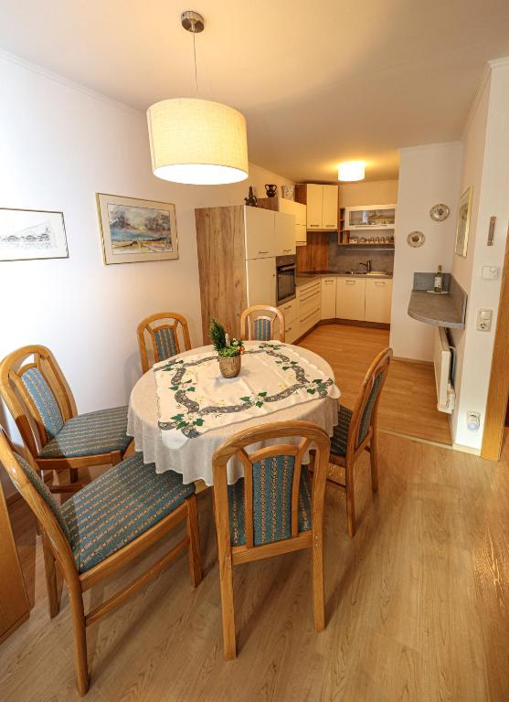 Kuchyň nebo kuchyňský kout v ubytování Appartement Else