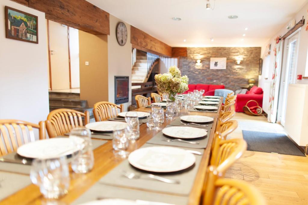 Posezení v ubytování L'Atelier du Moulin d'en Bas