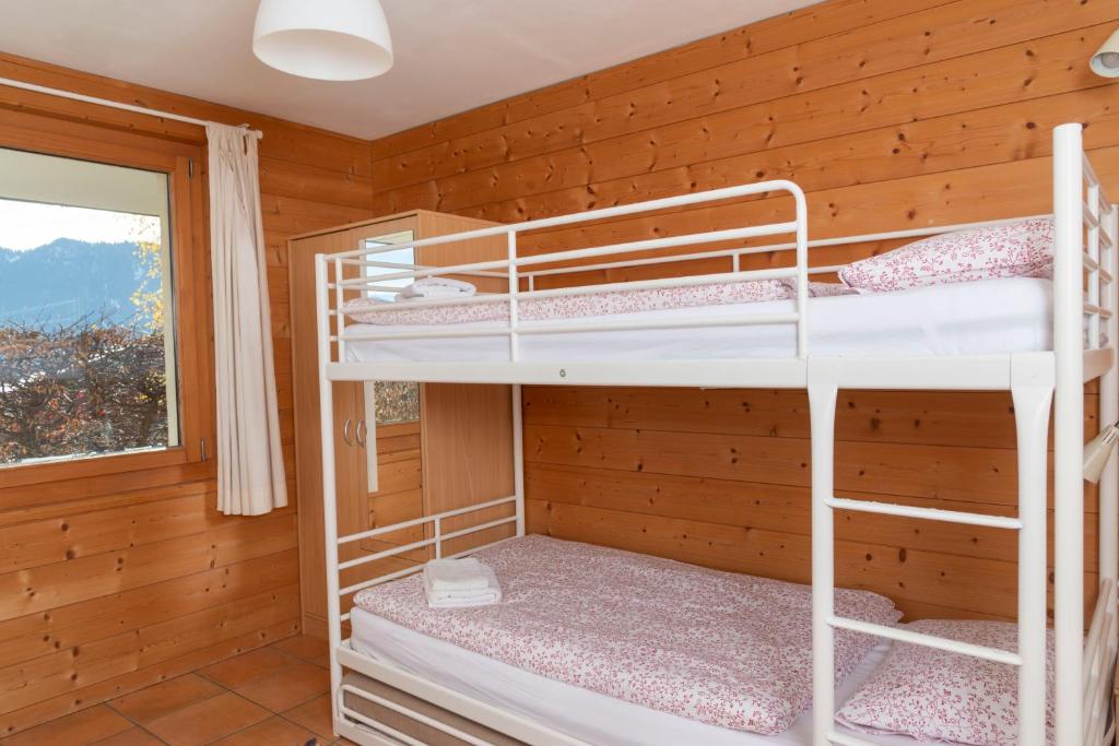 Postel nebo postele na pokoji v ubytování Chalet Lyngen