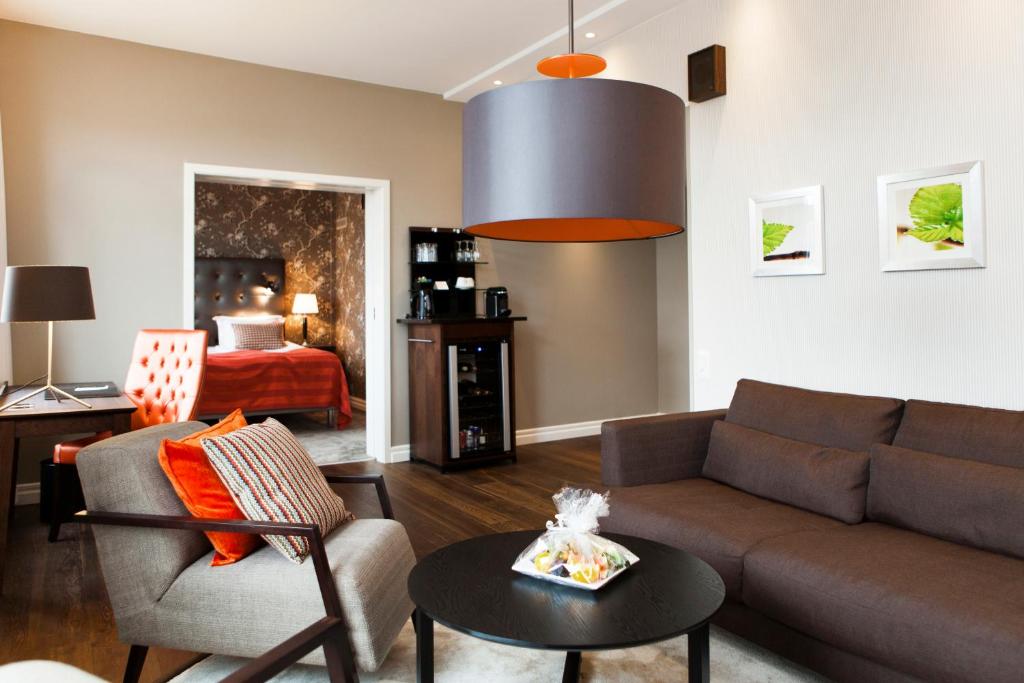 Posezení v ubytování Elite Stadshotellet Växjö