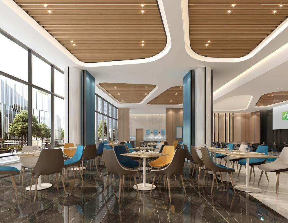 Posezení v ubytování Holiday Inn Express Shanghai Pudong Zhangjiang by IHG - 20 minutes to New International Expo Center and Disneyland