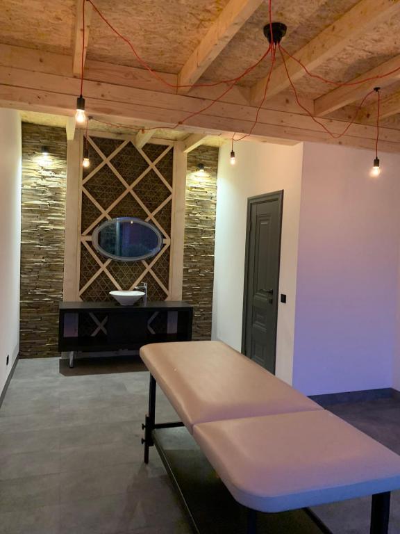 TV a/nebo společenská místnost v ubytování SPA Hotel Zhyva Voda