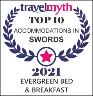 Certifikát, hodnocení, plakát nebo jiný dokument vystavený v ubytování Evergreen Bed & Breakfast