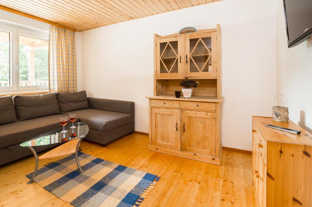 Posezení v ubytování Familienferienhof Stabauer