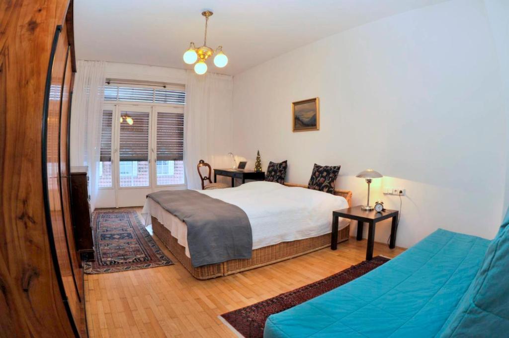 En eller flere senge i et værelse på Apartmán Old centre - Rybárska brána