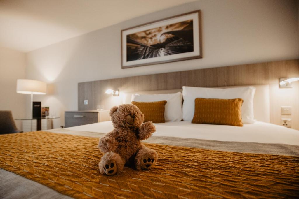 Postel nebo postele na pokoji v ubytování Maldron Hotel Smithfield Dublin City