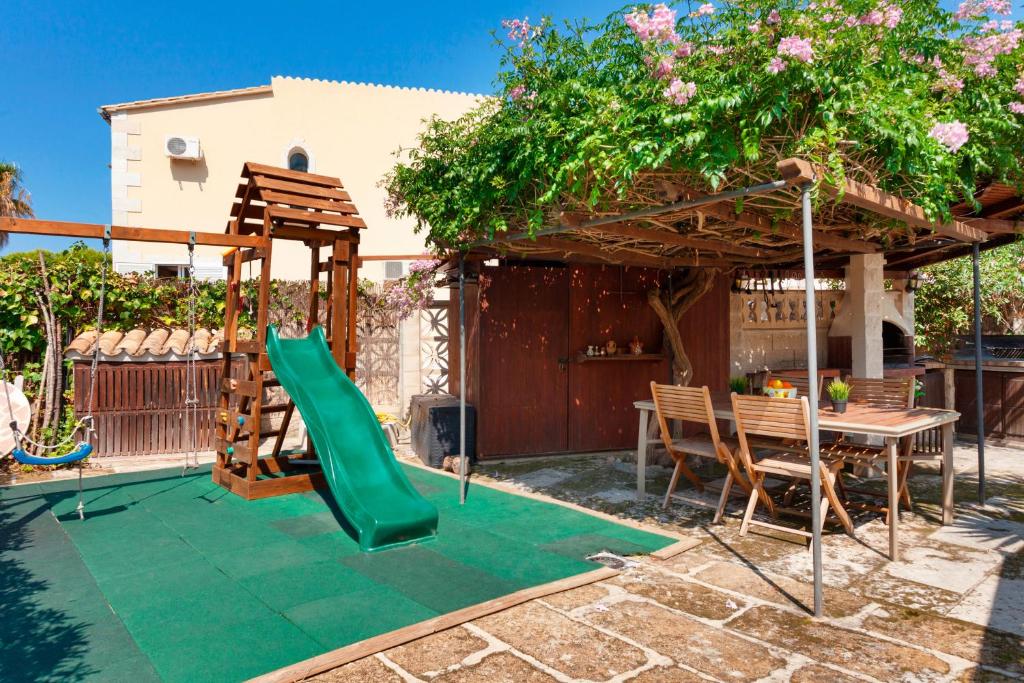 A patio or other outdoor area at Can Minu