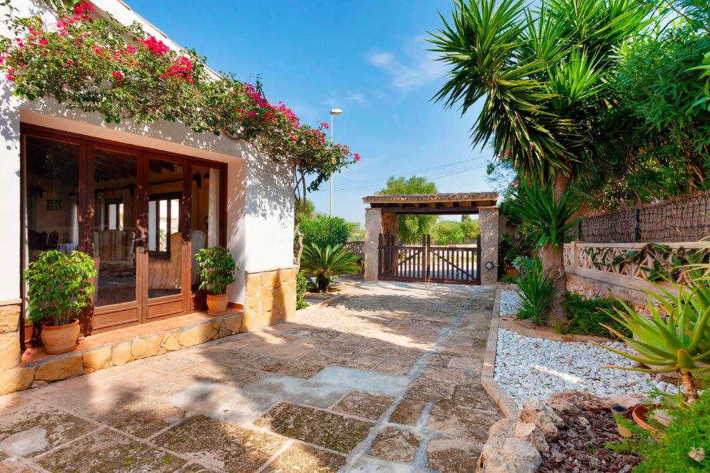 A garden outside Can Minu