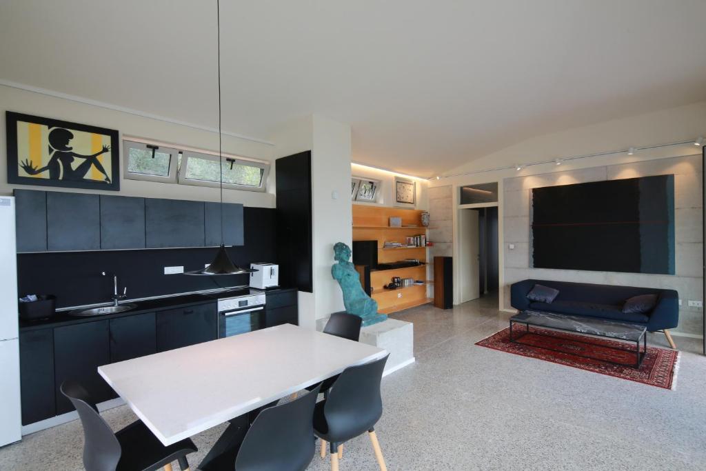 Kuchyň nebo kuchyňský kout v ubytování Mala Mara Design Villa Vis