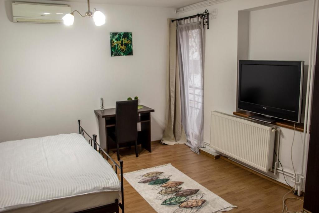 TV a/nebo společenská místnost v ubytování Happy Accomodation