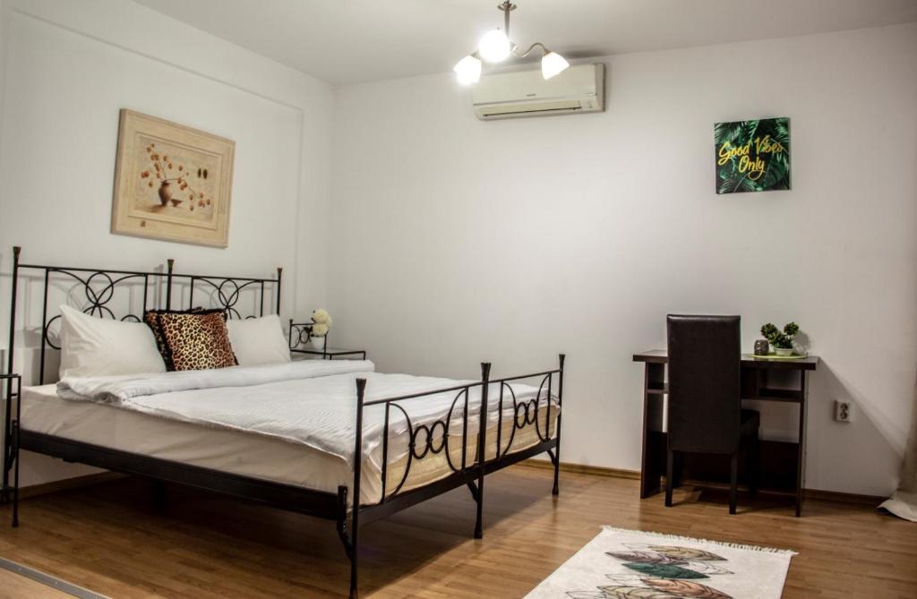 Postel nebo postele na pokoji v ubytování Happy Accomodation