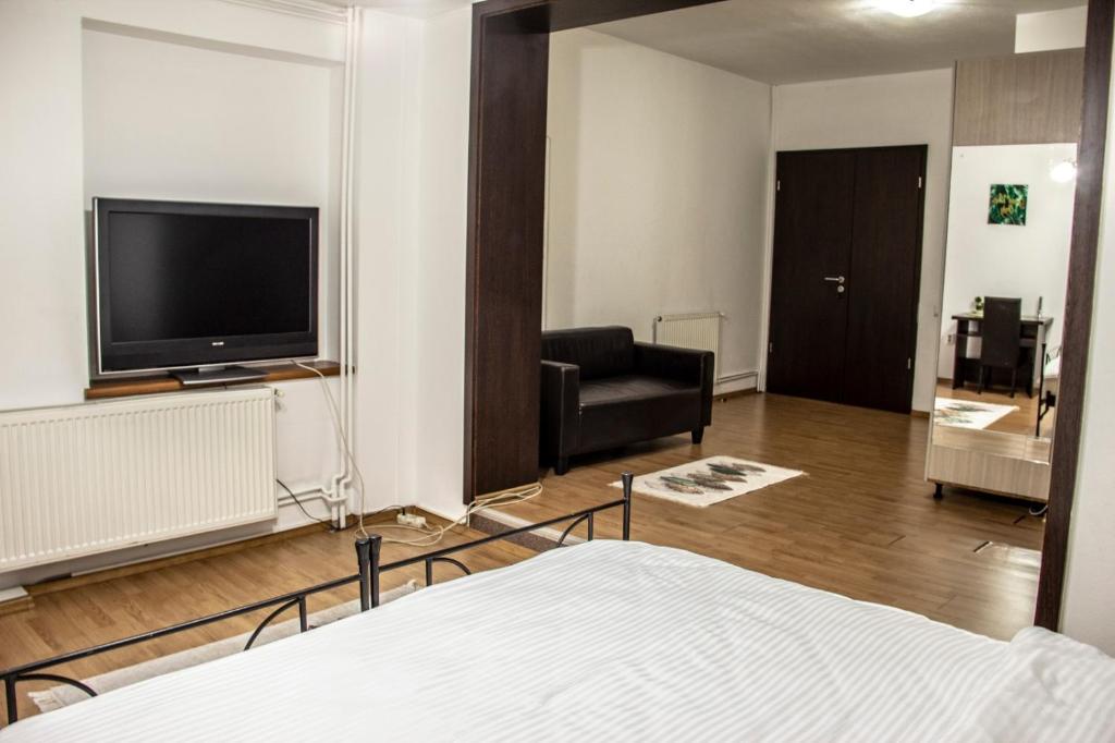 Postel nebo postele na pokoji v ubytování Happy Accomodation
