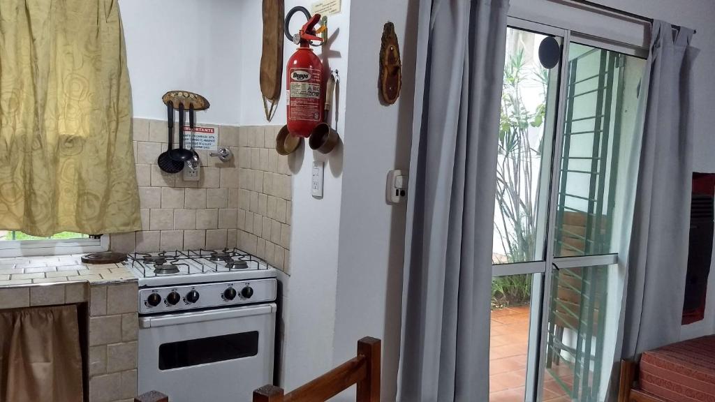 Kuchyň nebo kuchyňský kout v ubytování La Daimalé Apart