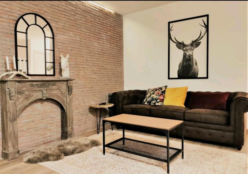 Posezení v ubytování Suite Haus Vargas