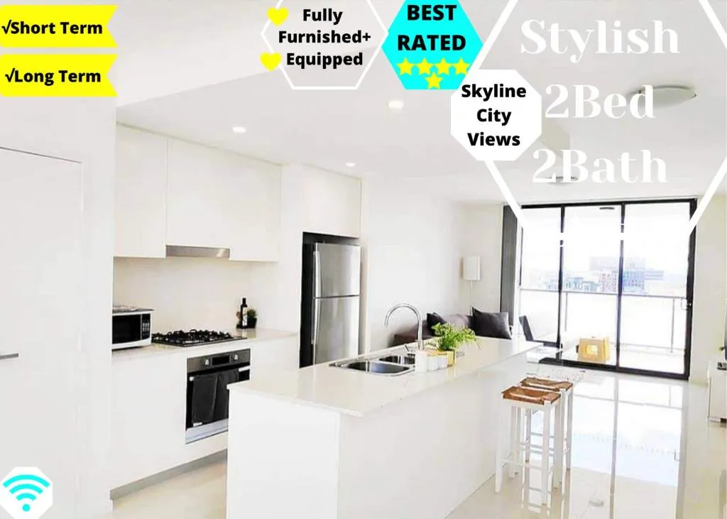 Stunning Liverpool 2Bed 2Bath Apartment with breathtaking Views! -1 Month stays Available, Liverpool, Australia